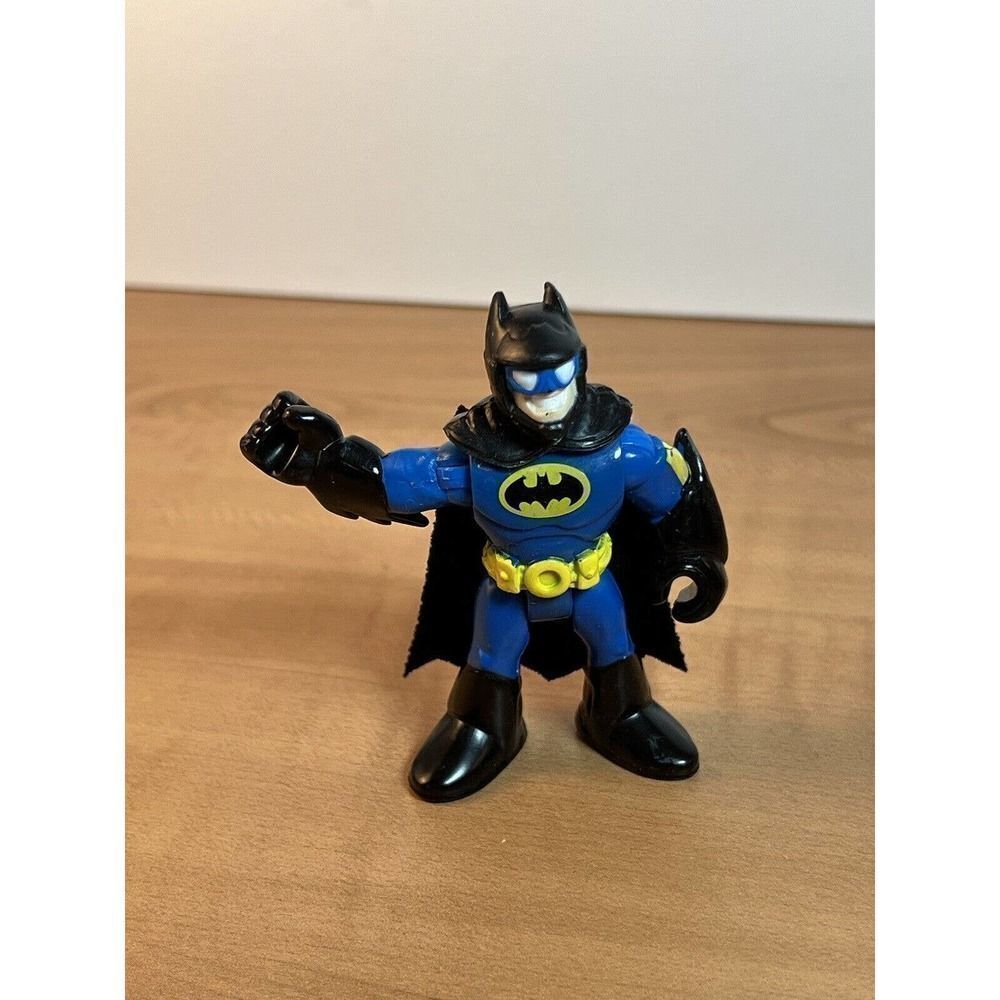 Imaginext DC Super Friends Batman Blue/Black Armor Suit Loose 2.5" Action Figure
